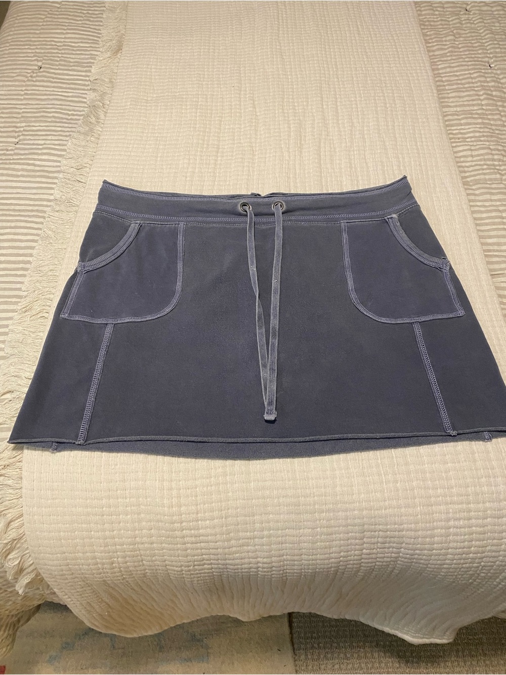 GAP Vintage Navy Drawstring Pocket Mini Skirt